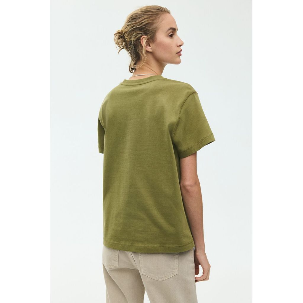 H&M(เอชแอนด์เอ็ม) เสื้อยืดคอตตอนแบบโอเวอร์ไซส์ ผู้หญิง 1290372_11