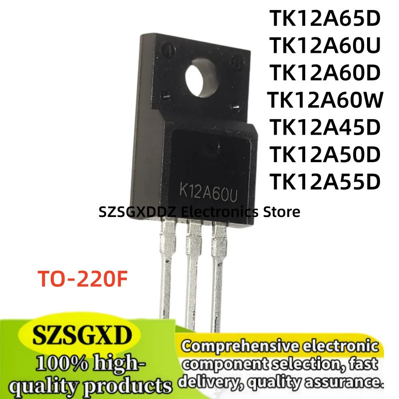 5PCS TK12A45D TK12A50D TK12A55D TK12A60D TK12A65D TK12A60U K12A45D K12A50D K60A55D K12A65W K12A60U K