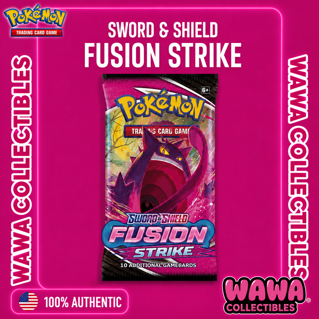 🔥 Pokémon TCG Fusion Strike ENG Booster Pack | การ์ดโปเกมอนอังกฤษแท้ 100% VMAX Alt Art การ์ดหายาก