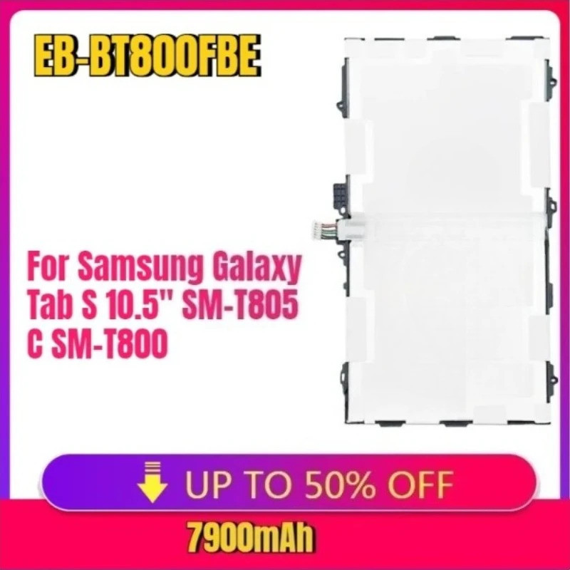 EB-BT800FBU แบตเตอรี่แท็บเล็ตสําหรับ Samsung Galaxy Tab S 10.5" T800/807/801 SM-T805C SM-T800 SM-T80