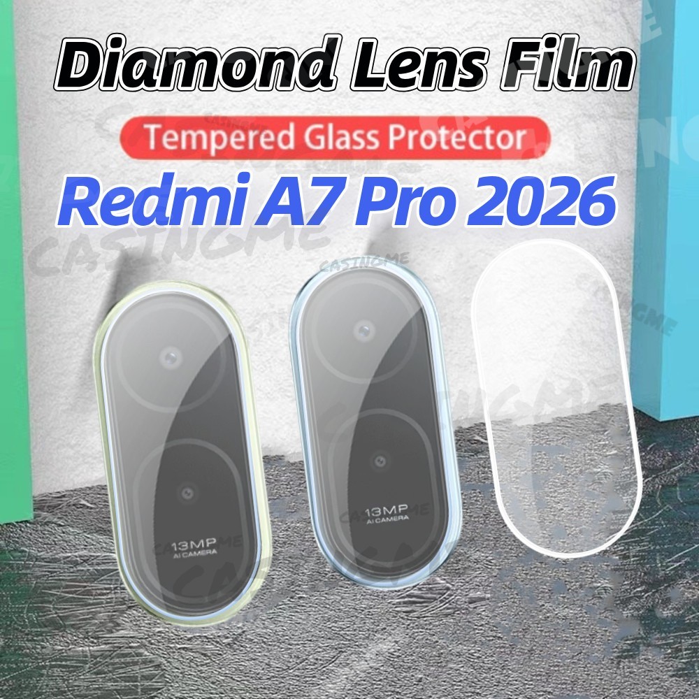 ฟิล์มกล้อง กระจก เลนส์กล้อง 3D สําหรับ Redmi A7 Pro ตรงรุ่น For Xiaomi Redmi A7Pro / Poco C85X นิรภัยกันรอย 037