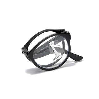 สไตล์ใหม่พับได้ Ultra-Light แบบพกพา High-Definition Blue Light Blocking แว่นอ่านหนังสือ, แว่นตา Presbyopic สบายสําหรับผู้สูงอายุ
