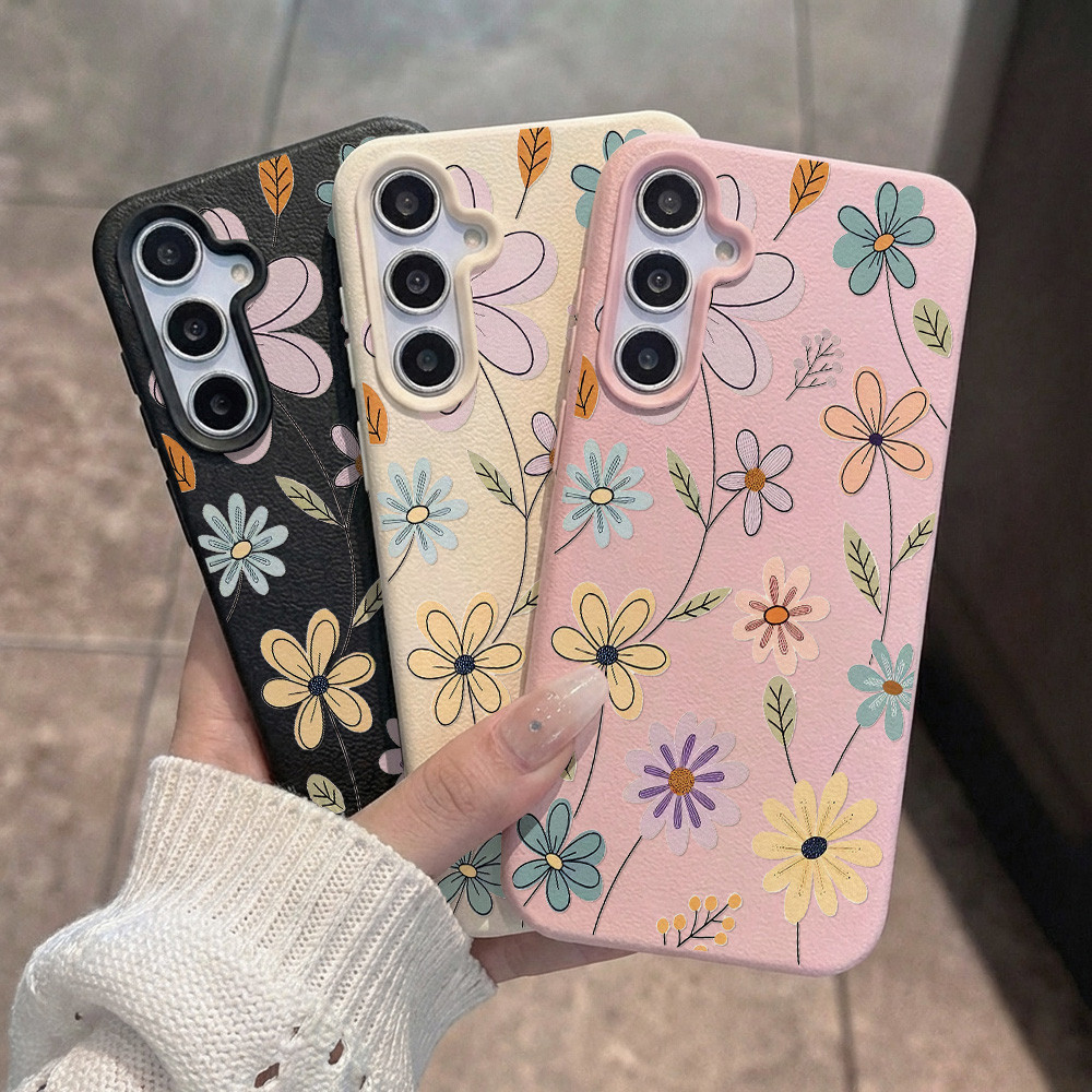 เคสมือถือ For Samsung A56 A07 A55 A17 A05S A16 A15 A54 A06 A36 S24 FE A35 S25 S26 Ultra A26 A53 S23 ลายหนัง การ์ตูน