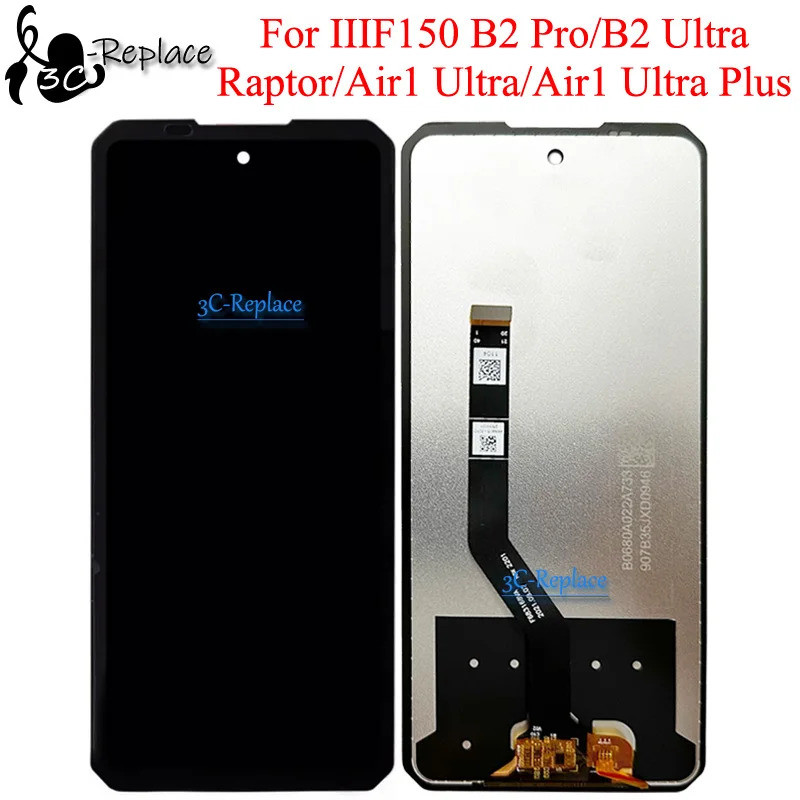 สีดํา 6.8 นิ้วสําหรับ IIIF150 Air1 Ultra Plus + B2 Pro B2 Ultra Raptor จอแสดงผล LCD Touch Screen Dig