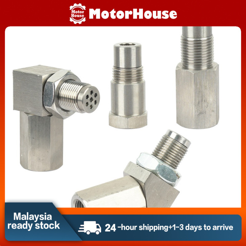 O2 เซนเซอร์ Spacer M18X1.5 Universal อะแดปเตอร์ Bung Fix P0420 P0430 ตรวจสอบเครื่องยนต์แสง 0/90/135 