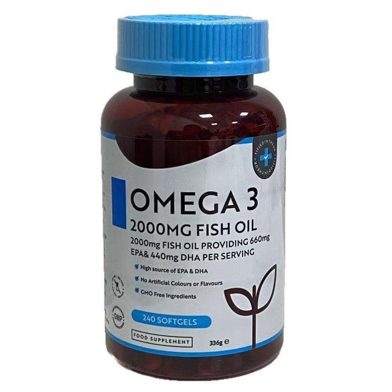 现货速发现货TK热销 OMEGA3 น้ํามันปลา 2000mg น้ํามันปลา แคปซูลนิ่ม26520A8/28