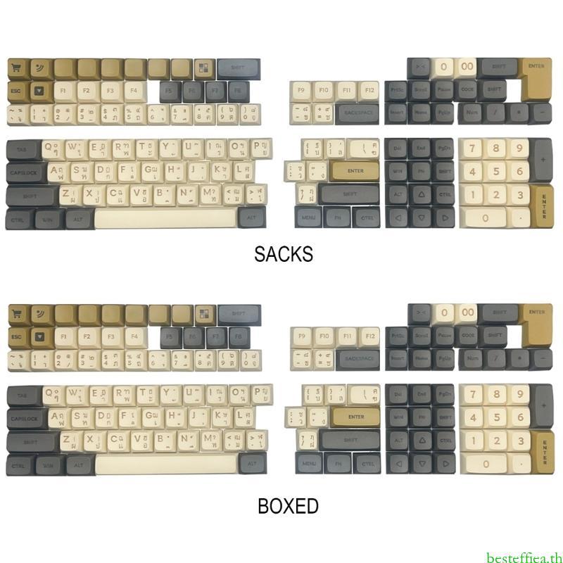 Beste Unique Thai Keycaps Theme XDA Profile Keycaps คุณภาพ PBT วัสดุ Keycaps