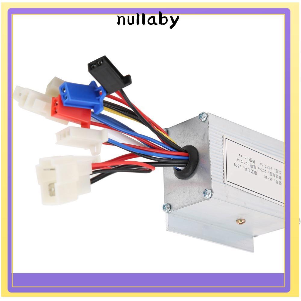 NULLABY มอเตอร์แปรง Controller, 24V 250W 8.2x6.6x3.7 ซม.E-scooter Brushed Controller, ทนทานเงินอลูมิ