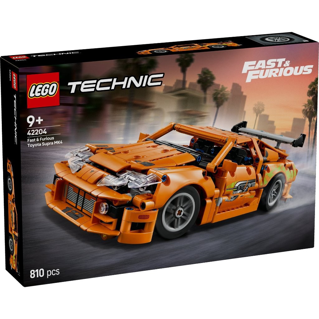 LEGO Technic 42204 Fast and Furious Toyota Supra MK4 (810 ชิ้น)