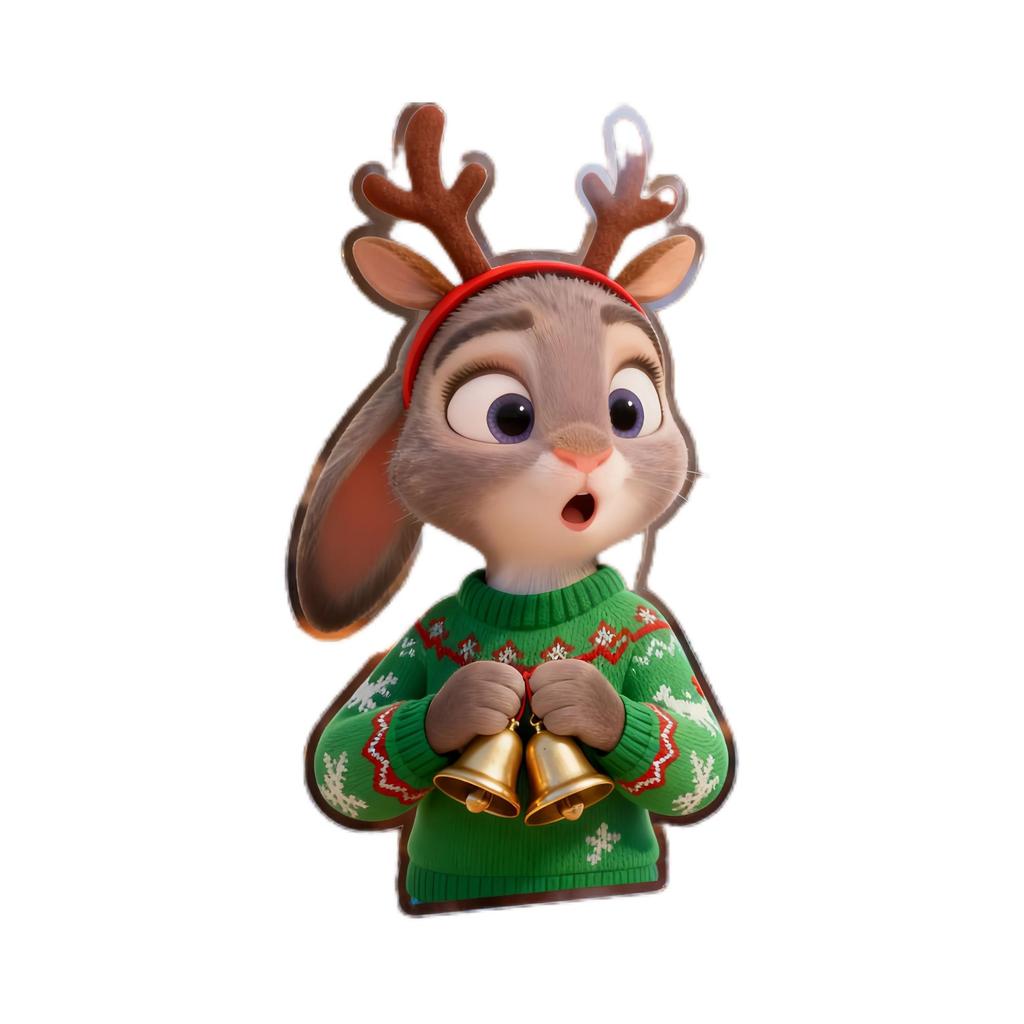 Crazy Animal City สติ๊กเกอร์ตกแต่งคริสต์มาส กระจกเก็บบ้าน กระจกไม่มีกาว Shop สติ๊กเกอร์ติดประตูสร้าง