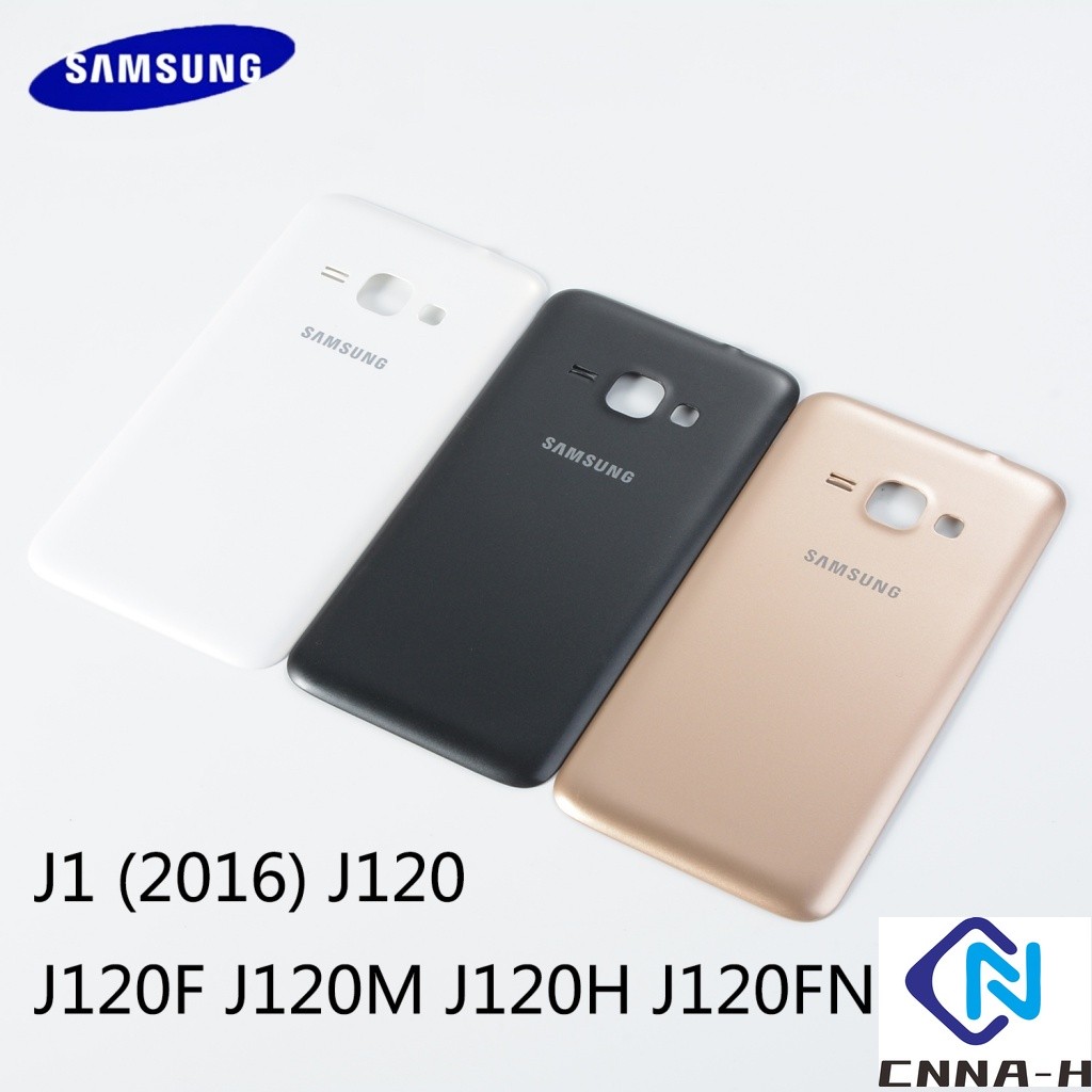 SAMSUNG สําหรับSamsung J1 2016 ฝาหลังแบตเตอรี่ฝาหลังประตูสําหรับSamsung J1 2016 J120 J120F J120H J12