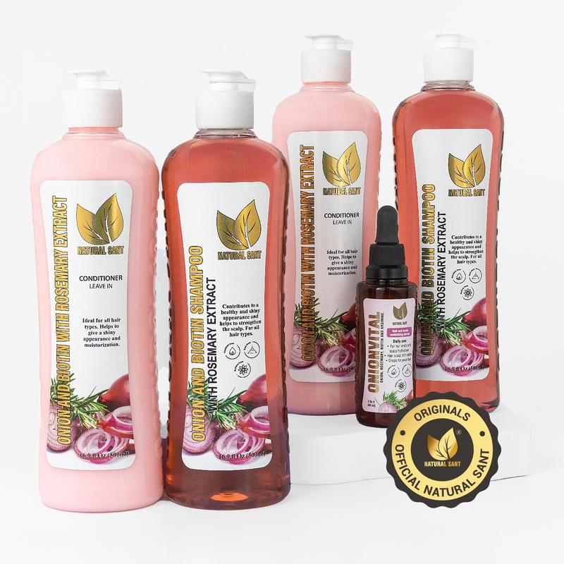 2 Onion Rosemary Biotin Set+Onion Vitality Essence Set