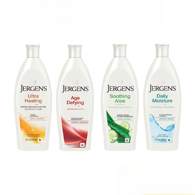 Jergens Moisturiser เจอร์เกนส์ โลชั่นบำรุงผิวกาย 295ml (Ultra Healing/Age Defying/Soothing Aloe/Dail