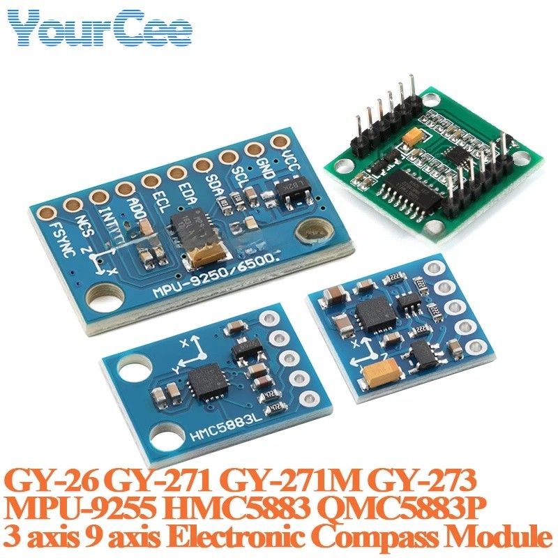 GY-26 เซ็นเซอร์เข็มทิศอิเล็กทรอนิกส์สําหรับ GPS นําทาง GY-271M GY-271 GY-273 QMC5883P HMC5883 MPU-91