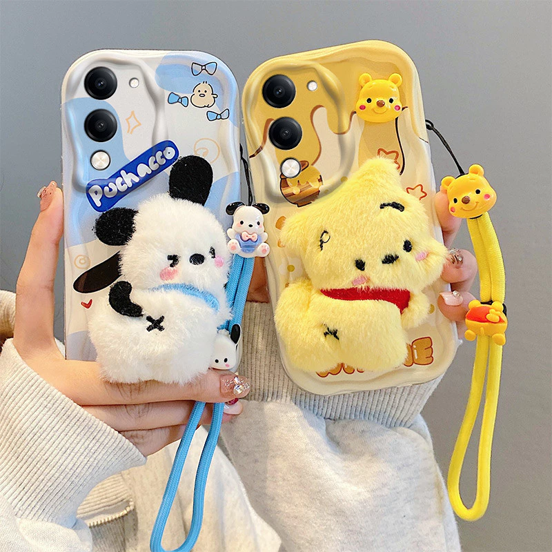 เคส VIVO Y04s ของเล่นตุ๊กตาน่ารัก เคสโทรศัพท์ซิลิโคนอ่อนนุ่ม TYMR1