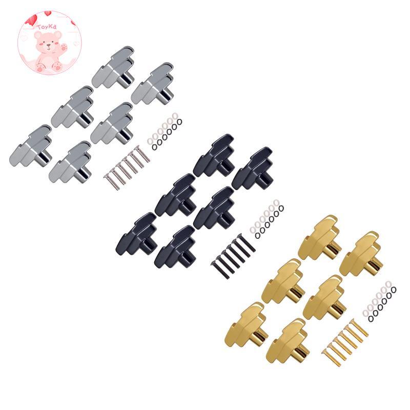 [Whbadguy] 6x Guitar Tuner Peg Tuner Head Replacement พร้อมสกรูสําหรับพื้นบ้านคลาสสิก