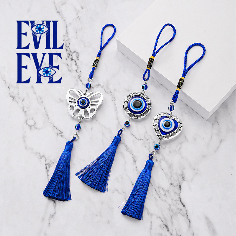 COD 27cm เครื่องประดับแขวน เครื่องราง ตุรกี Evil Eye โมบายฮวงจุ้ย ขับไล่สิ่งชั่วร้าย นำโชคดี โมบายแขวนในรถ