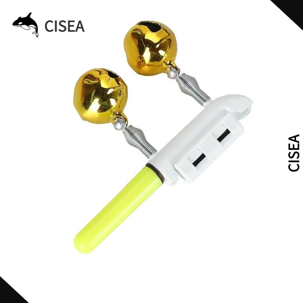 CISEA F419 ไฟหัวคันเบ็ด LED 2 หัว สีเปลี่ยนได้ อัตโนมัติ สัญญาณตอนปลากินเบ็ด สำหรับตกปลากลางคืน ไฟสี7สียาวนาน ตกปลาทะเล น้ำจืด