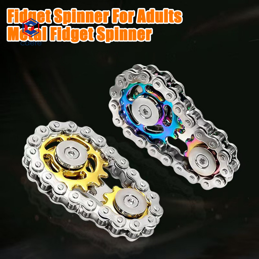 (Caere) Spinner ของเล่นผู้ใหญ่ Fidget Spinner Sprocket Flywheel Fidget Spinner ของเล่นสําหรับความเคร