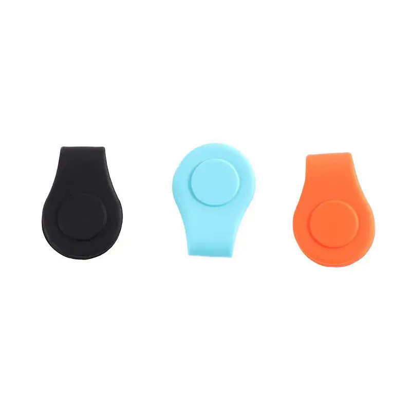 Golf Accessories For Ball Marker Attaches Magnetic Silicone Golf Hat Clip Golf Cap Clip Golf Ball Ma