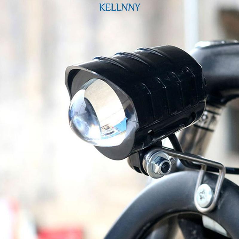 Electric Bike LED Front Light E-Bike  2 in 1 Waterproof Horn Headlight