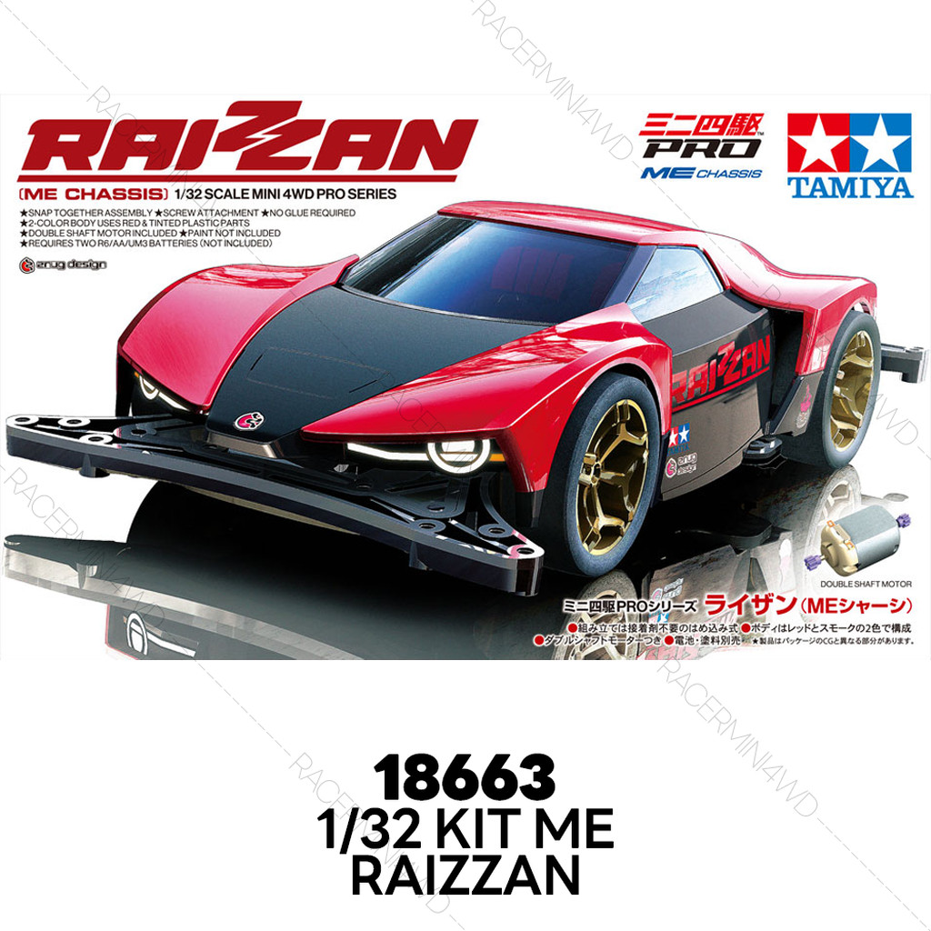 TAMIYA 18663 Mini 4WD PRO Raizzan (ME Chassis)