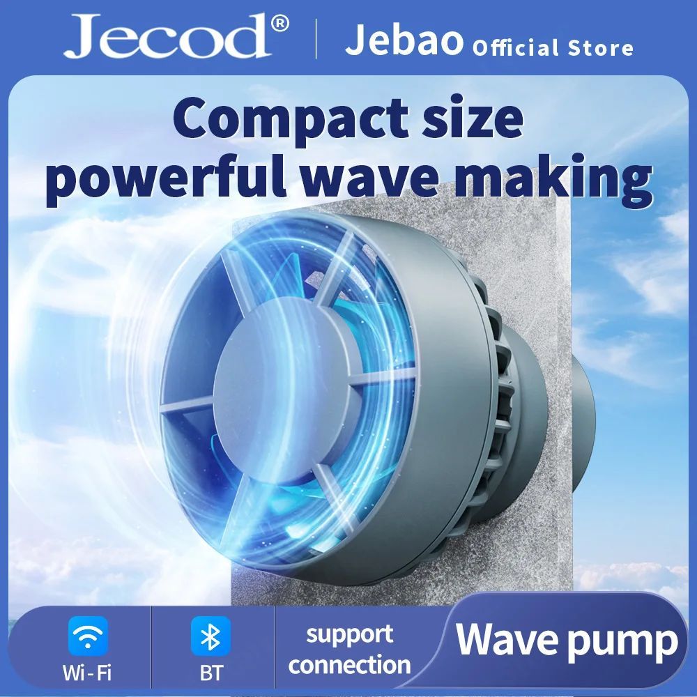 Jebao Jecod 2024 DLW Series Bluetooth Wave Pump สําหรับ Aquarium App Control DC ถังปลาน้ําเค็มอัจฉริ