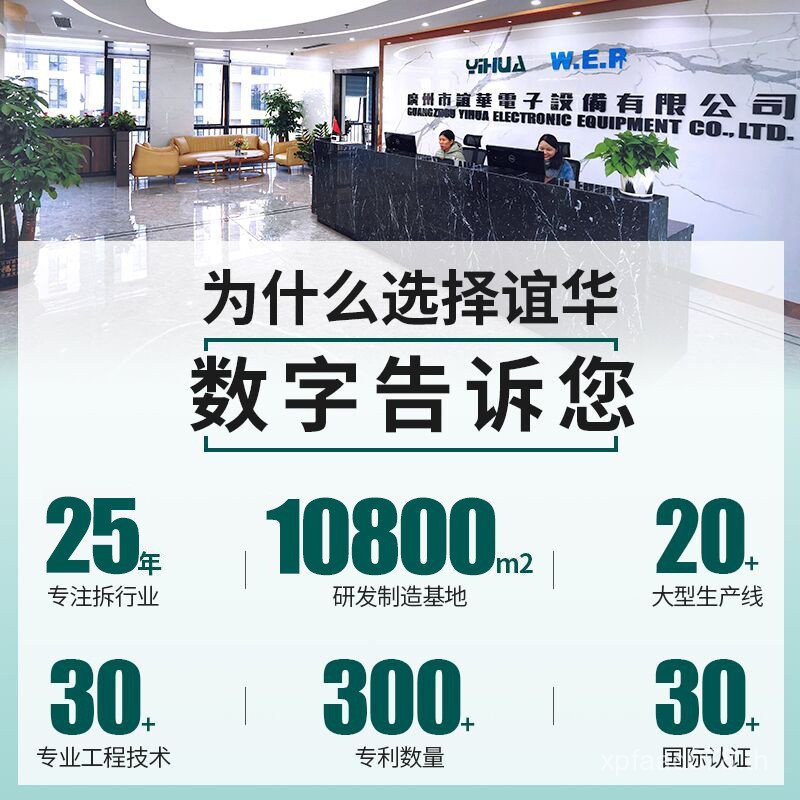 Desoldering Station YIHUA อุณหภูมิคงที่อัจฉริยะ Hot Air Gun ควบคุมเสียง YIHUA Desoldering Station จอ