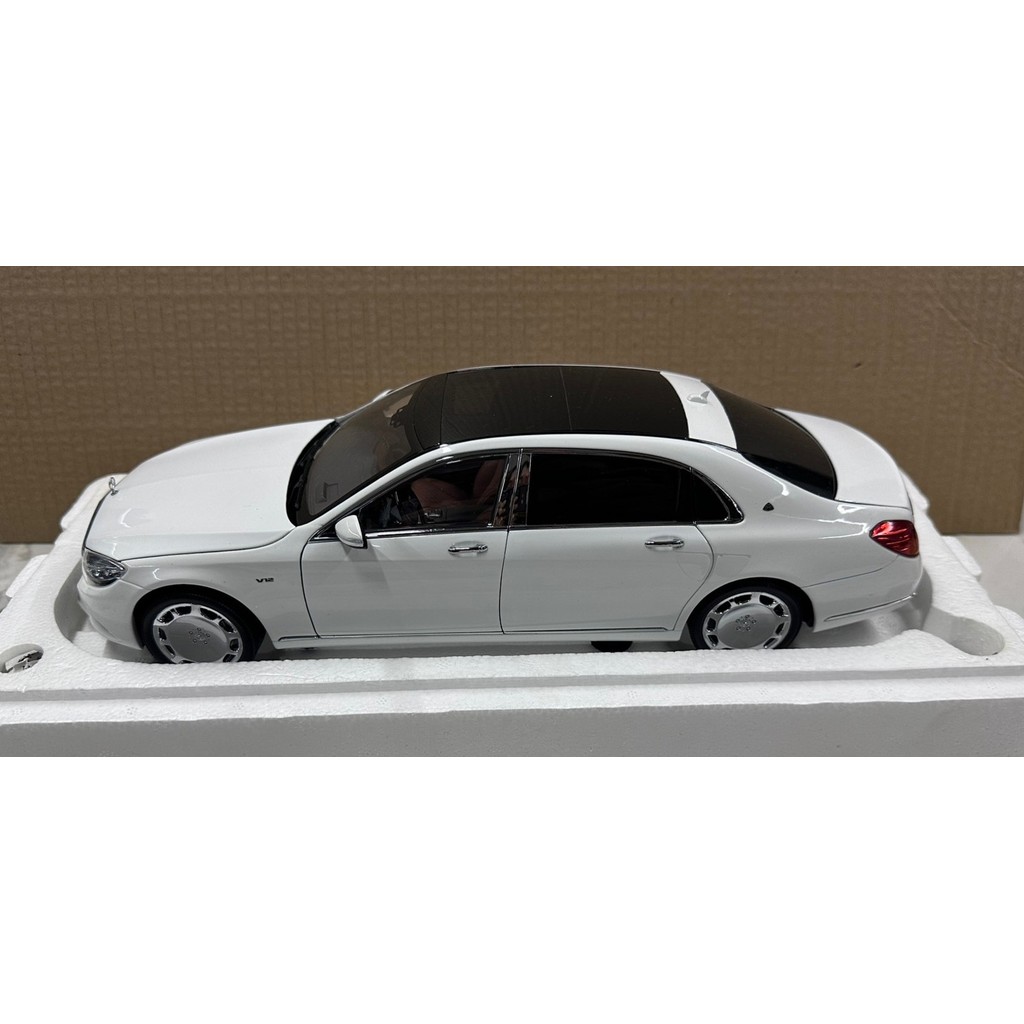 [1: 18 AUTOart AUTOart Mercedes-Benz s600 Maybach Maybach Car Model] ใหม่เอี่ยมยังไม่ได้เปิด, หมดปัญ