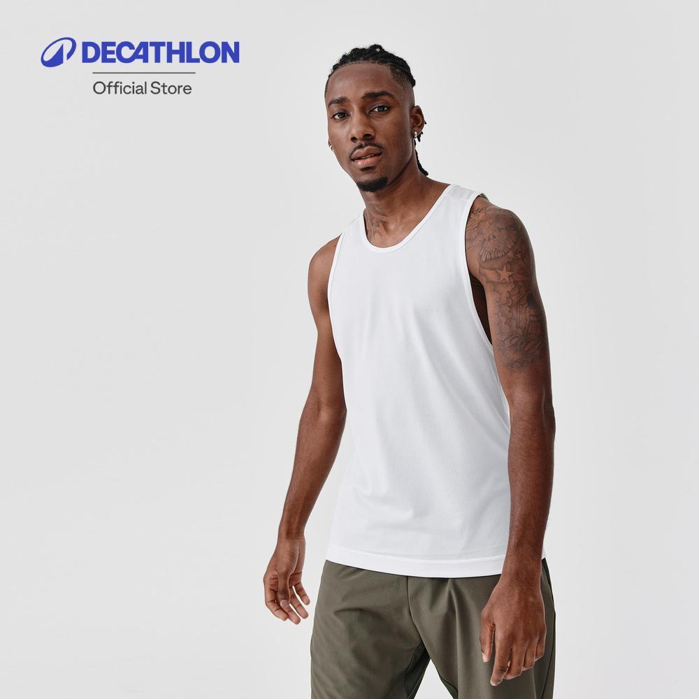 Decathlon Men'S Running Breathable Tank Top Dry เสื้อกล้ามผู้ชายใส่วิ่ง ระบายอาก