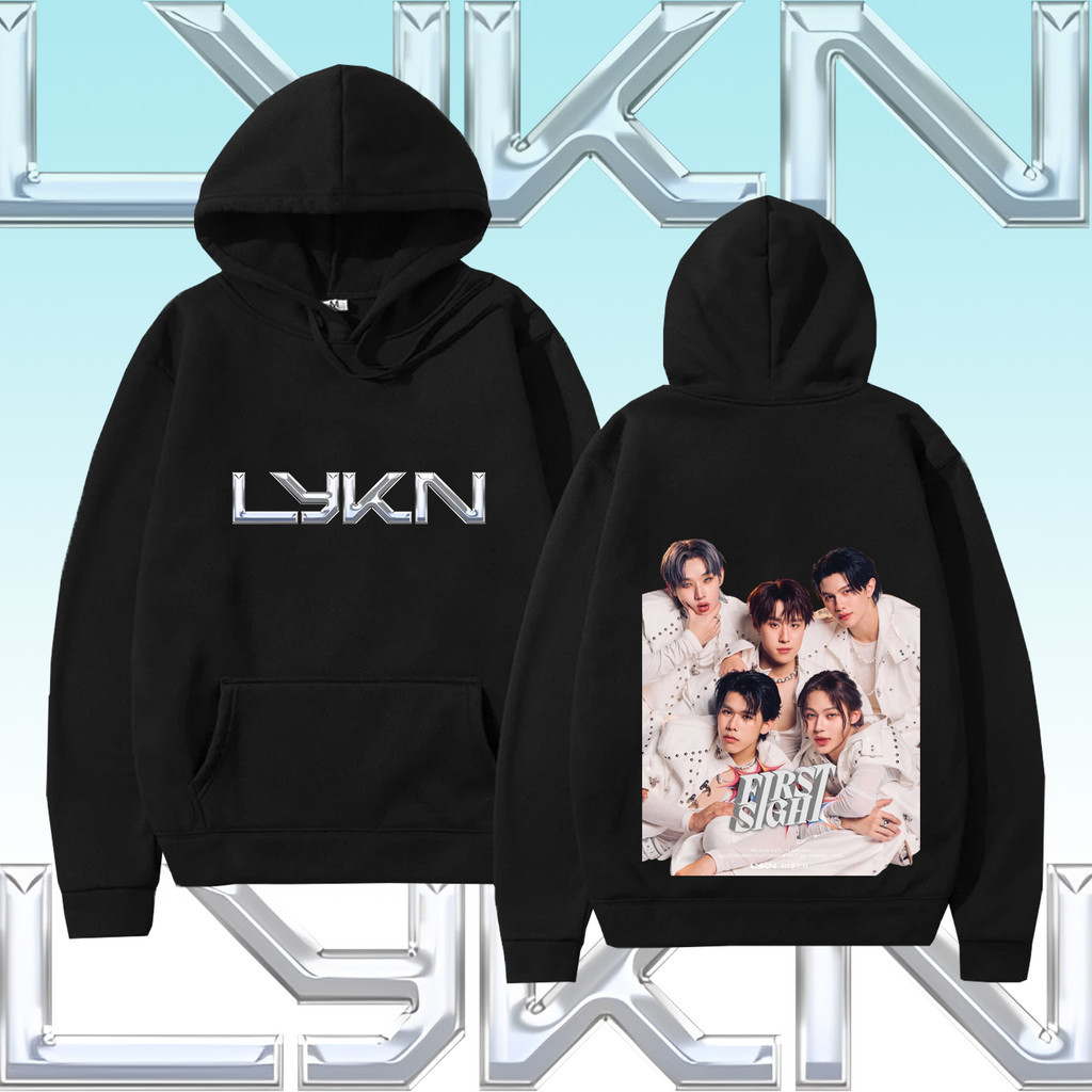 2025 ‘ทัก (FIRST SIGHT)’ - LYKN T-pop เสื้อฮู้ดแขนยาวผ้าฝ้ายแท้พิมพ์ลายลำลองสำหรับผู้หญิงSize S-5XL
