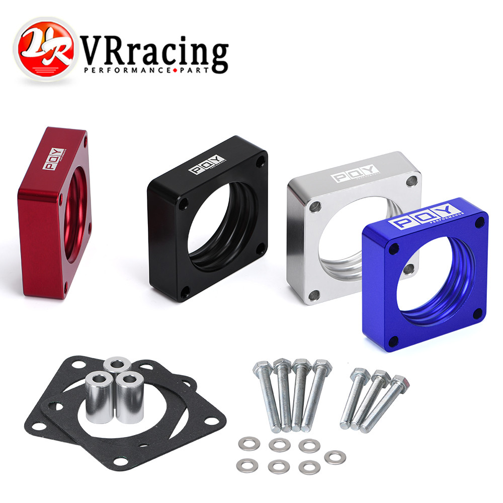 VR Aluminum Throttle Body Spacer For 91-06 Jeep Wrangler TJ YJ Cherokee XJ 2.5L/4.0L Engine Gas MJ w