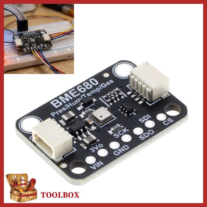 กล่องเครื่องมือ BME688 BME680 โมดูลประสาทสัมผัสสิ่งแวดล้อมความดันอากาศอุณหภูมิก๊าซความชื้น