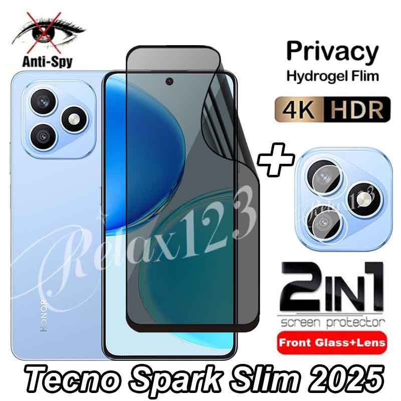 2in1 Honor X8d 4G 5G 2025 Anti-Privacy Hydrogel Films และกล้อง Flim สําหรับ Honor X8 AD HONOR X8a X8