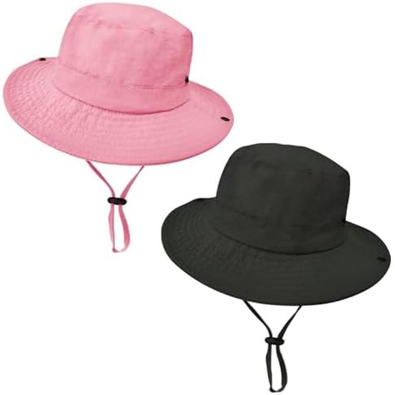 Outdoor Kids Sun Hat UPF 50+ Quick Dry Foldable Bucket Hat Lightweight Adjustable Fishing Safari Hat