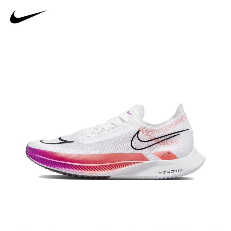[] ZoomX Streakfly Nike Jogging Shoes Racing White Pink DJ6566-100/800 สีส้ม
