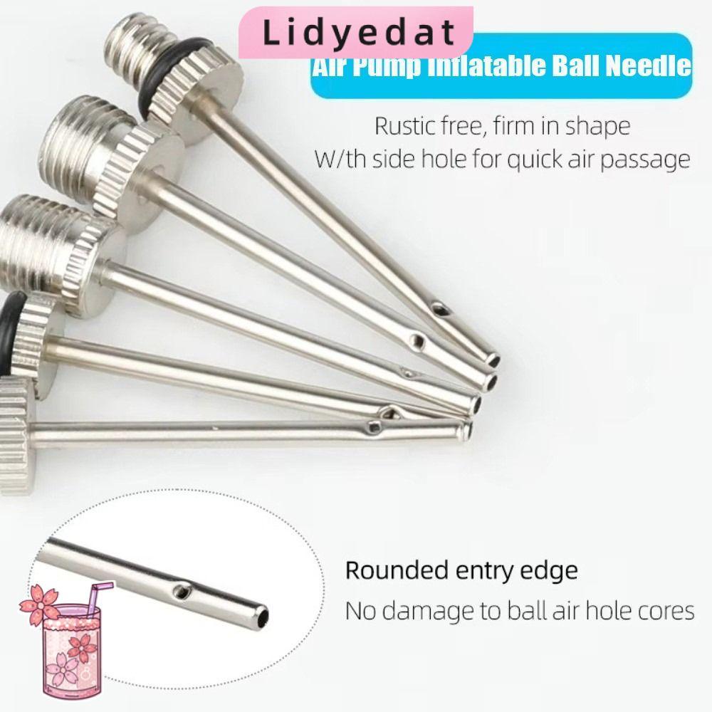 LIDYEDAT165 15/20/30 ชิ้นปั๊มลม Inflatable Ball เข็ม,พร้อมรู Adaptors ปั๊ม Pin, หัวฉีด Multi-Function Air Valve สําหรับ 4 ซม.ฟุตบอลบาสเกตบอลฟุตบอลวอลเลย์บอล