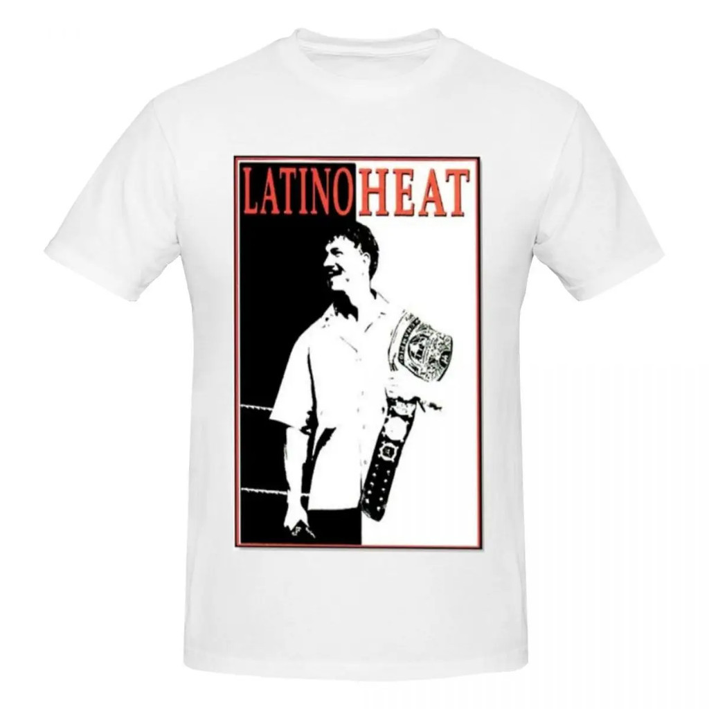 LATINO HEAT Music T เสื้อผู้ชายผ้าฝ้ายเสื้อตลก O-คอสั้นแขนสั้น 42842Korea 54AV