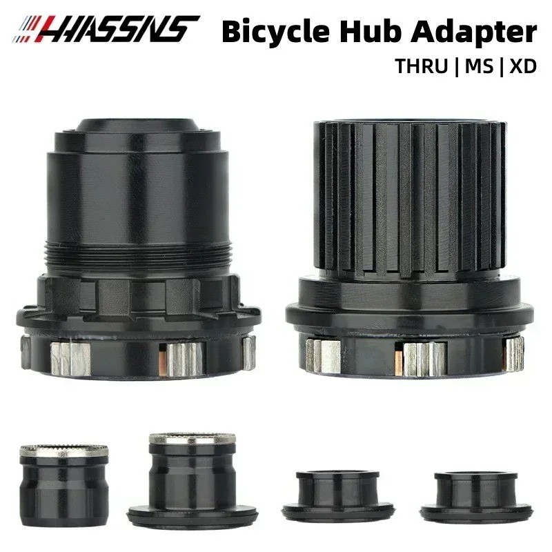 HASSNS PRO7 อะแดปเตอร์ฮับจักรยาน HG/XD/MS ดุมจักรยานไดรฟ์ QR/THRU Endcap สําหรับ 135X10