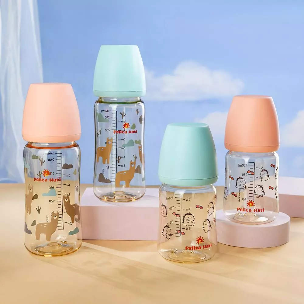 (90ml/260 ml /270ml/ 170 ml/180ml) ขวดนมทารกแรกเกิดทําจาก PPSU Wide Calibre ข้อมูลจําเพาะต่างๆ อาหารเกรดป้องกันอาการจุกเสียดเหมาะสําหรับเวลาท้องและให้อาหาร