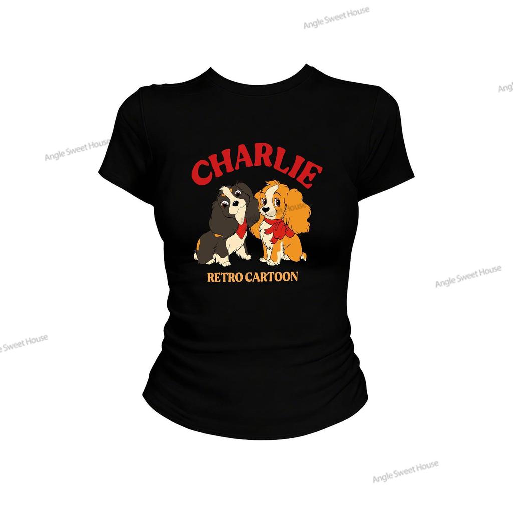 (จัดส่งตลอด 24 ชั่วโมง）Angle Official รุ่นใหม่ ทีชียืดมาก ตัวแปร่ง ทันสมัย ทีชี ผ้าเบาและสบาย ทีชีรุ่นใหม่ลายตัว   L04 - รูปที่ 6