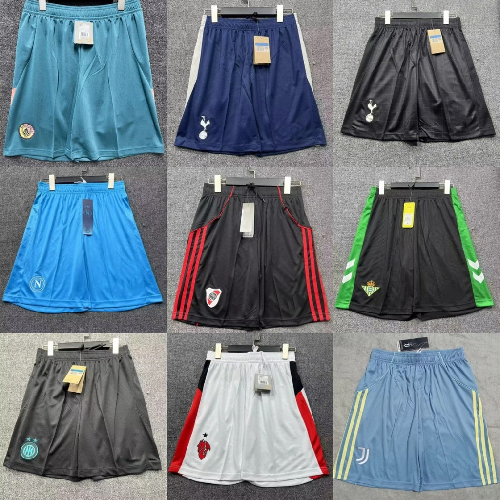 กางเกงฟุตบอลขาสั้น Mancity แบบที่สาม สำหรับการสะสมหรือใส่เล่นจริง