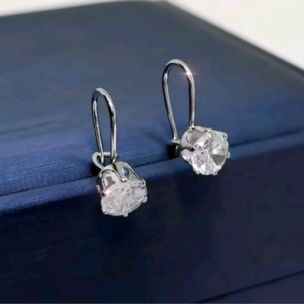 ใหม่ล่าสุด DESY SILVER TITANIUM EARRINGS สําหรับผู้หญิง, EARRINGS