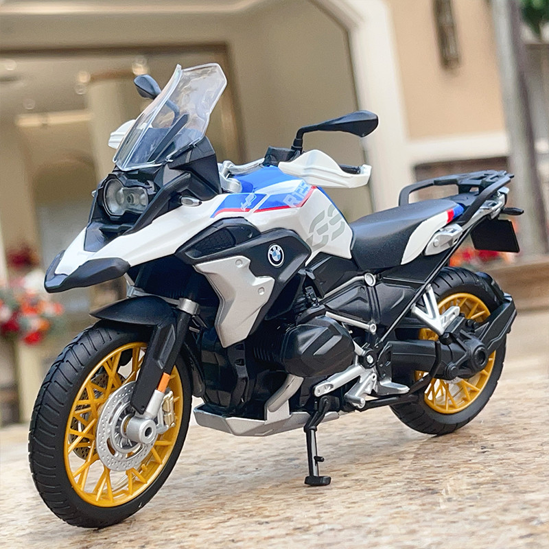 [พร้อมสต็อกขายร้อน] Meritor Figure 1: 12 BMW BMW BMWR1250GS Heavy Motorcycle Simulation Alloy Motorc