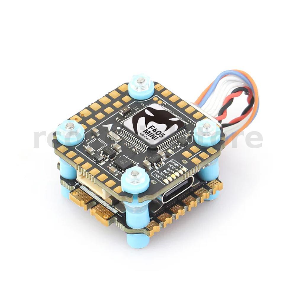 20.0x20.0 มม.MABA MK4 F405MINI Flight Control 40A/Reactor 44A MINI 8bit Stack สําหรับ FPV Racing Dro