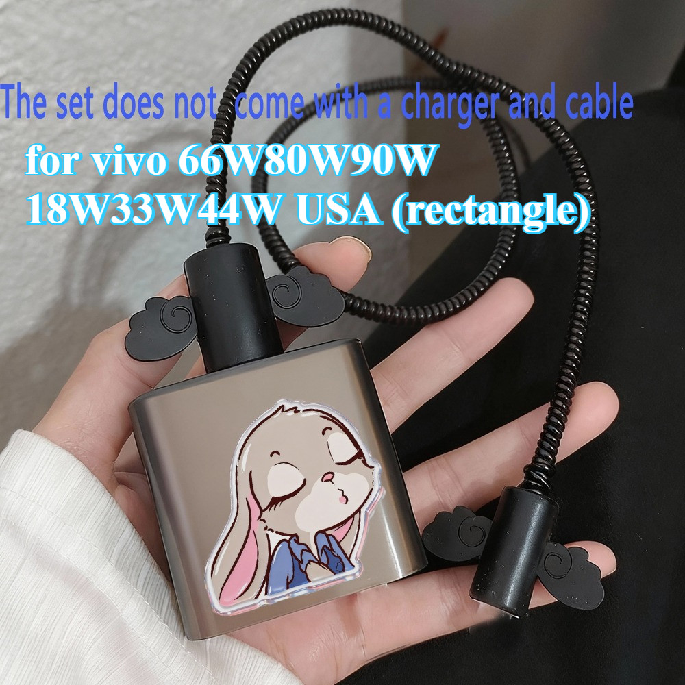 Judy และ Nick Charger cover เข้ากันได้กับ VIVO 80W V807073L0A0 V40 V29 5G V50 V60 90W V9082L0A1 X200