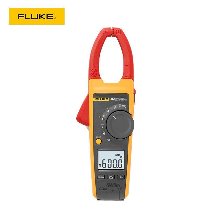 Fluke Fluke Real RMS แคลมป์มิเตอร์ F374/FC F375/FC F376/FC Ac DC แอมป์มิเตอร์