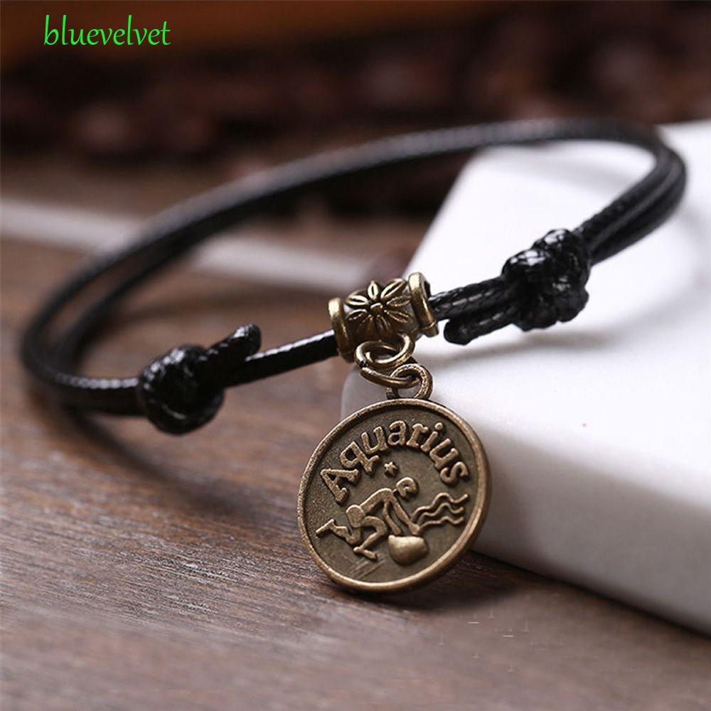 BLUEVELVET Anklet South Men Black Rope Barefoot Sandal บุคลิกภาพโซ่เท้า