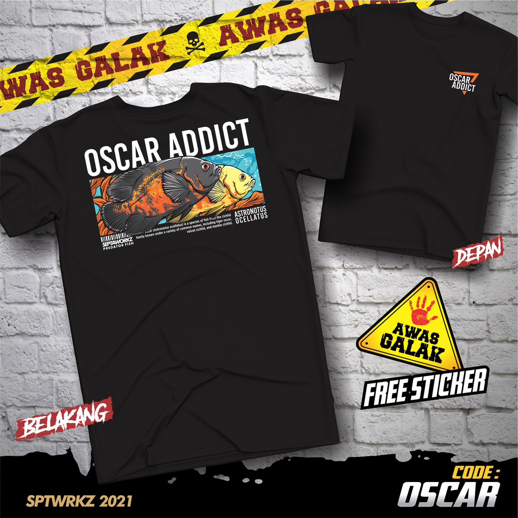 OSCAR ADDICT ปลาเสื้อยืด/OSCAR ปลา GOVERNMENT เสื้อยืด/OSCAR ปลาเสื้อยืด/SOCCER ปลาเสื้อยืด/ปลา HOBB