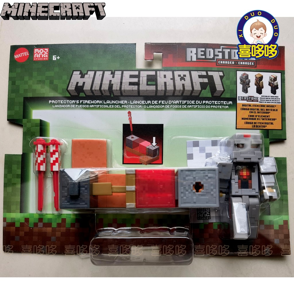 ของแท้ Mattel Minecraft ของเล่นรูป Minecraft Minecraft Minecraft Minecraft Minecraft Minecraft Action Figure สินค้า